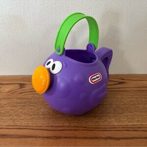 LITTLE TIKES Purple Watering Can Fish Toy Plastic Ocean Garden Green Handle 2007